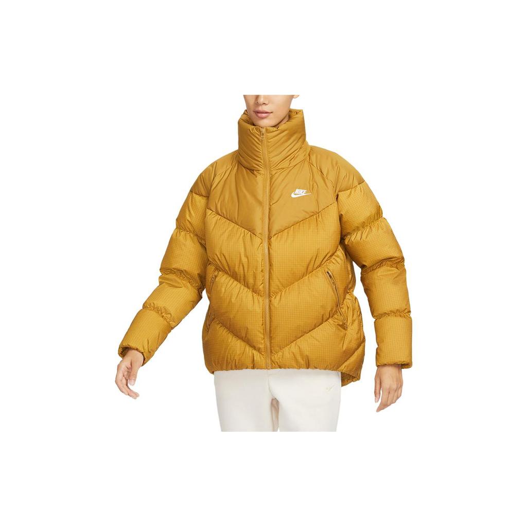 Nové dámské péřové bundy Nike Bronzová FD8212-716