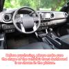 Dashmat Dash Cover Mat Sun Shade Dashboard Cover Carpet Board For Toyota Tacoma 2016 2017 2018   N300 Anti-Sun Black