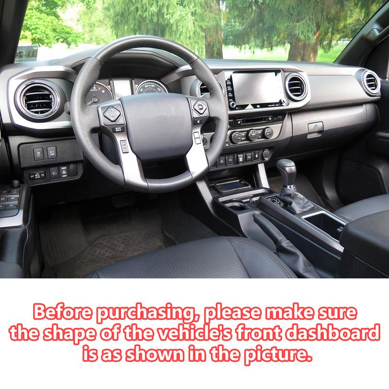 Dashmat Dash Cover Mat Sun Shade Dashboard Cover Carpet Board For Toyota Tacoma 2016 2017 2018   N300 Anti-Sun Black