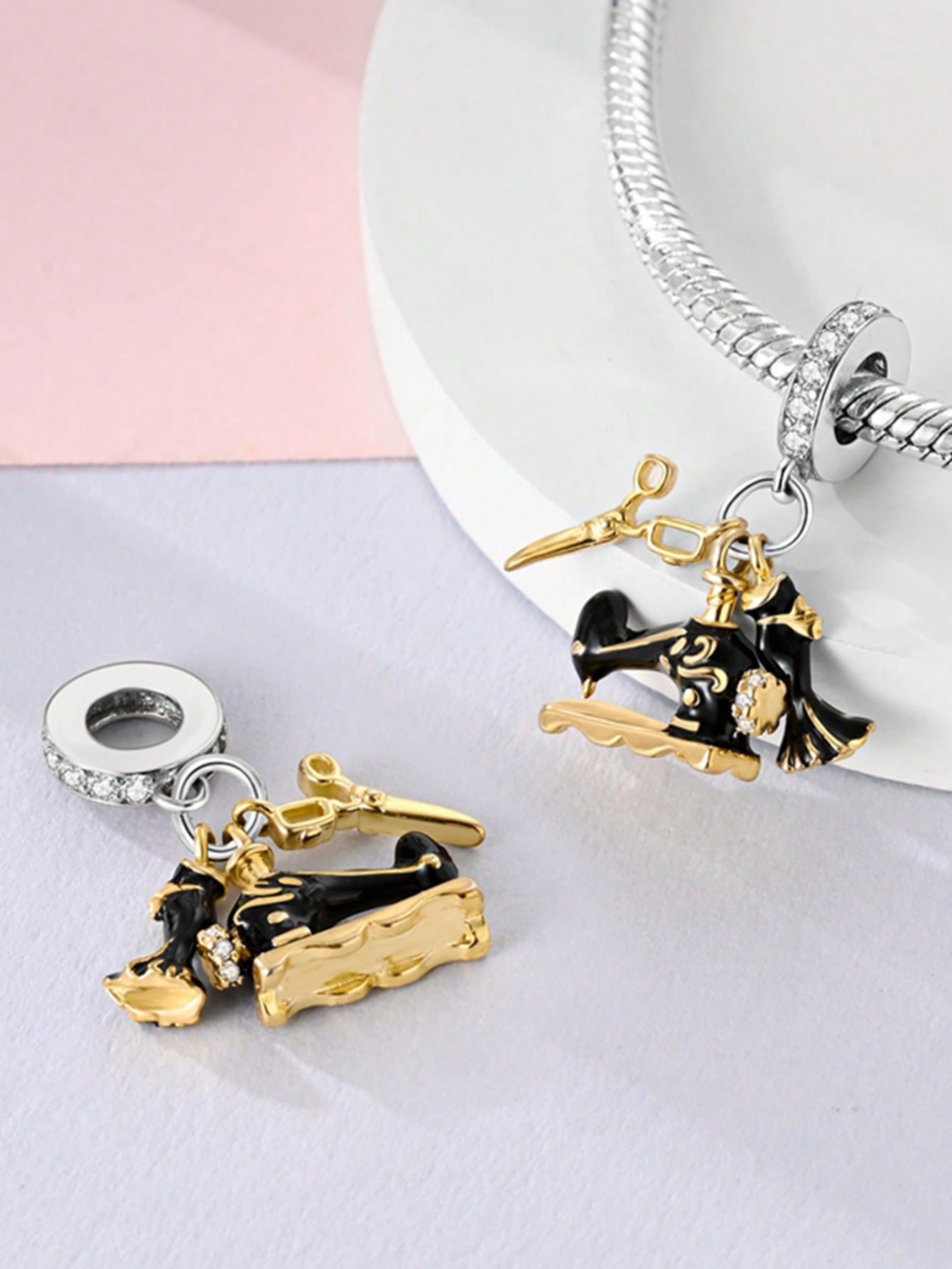 

Charm Bead Components Plata French Fries Pineapple Cat Bead Components Designed For Charm Bead Components Originales Bracelet High Quality Fine