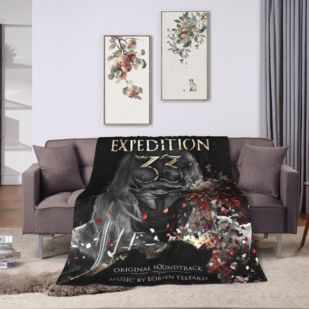 Clair Obscur Expedition 33 Maelle Super Weiche Decken Mode Sofa Sessel Flanell Tagesdecke Schlafsofa Abdeckung