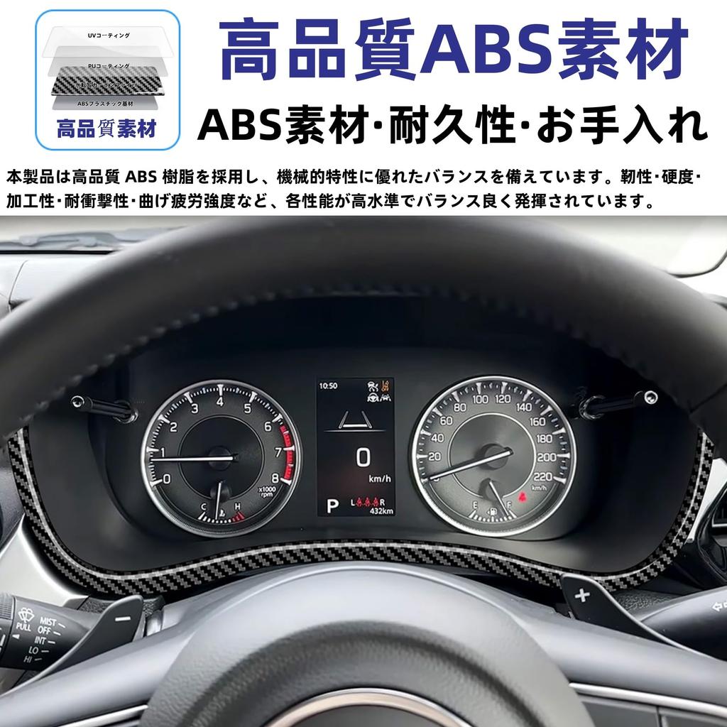 Glealcco Custom Console Meter Panel Dashboard Garnish for the New WD and WE Series Vehicles Frontier, (Carbon Fiber)