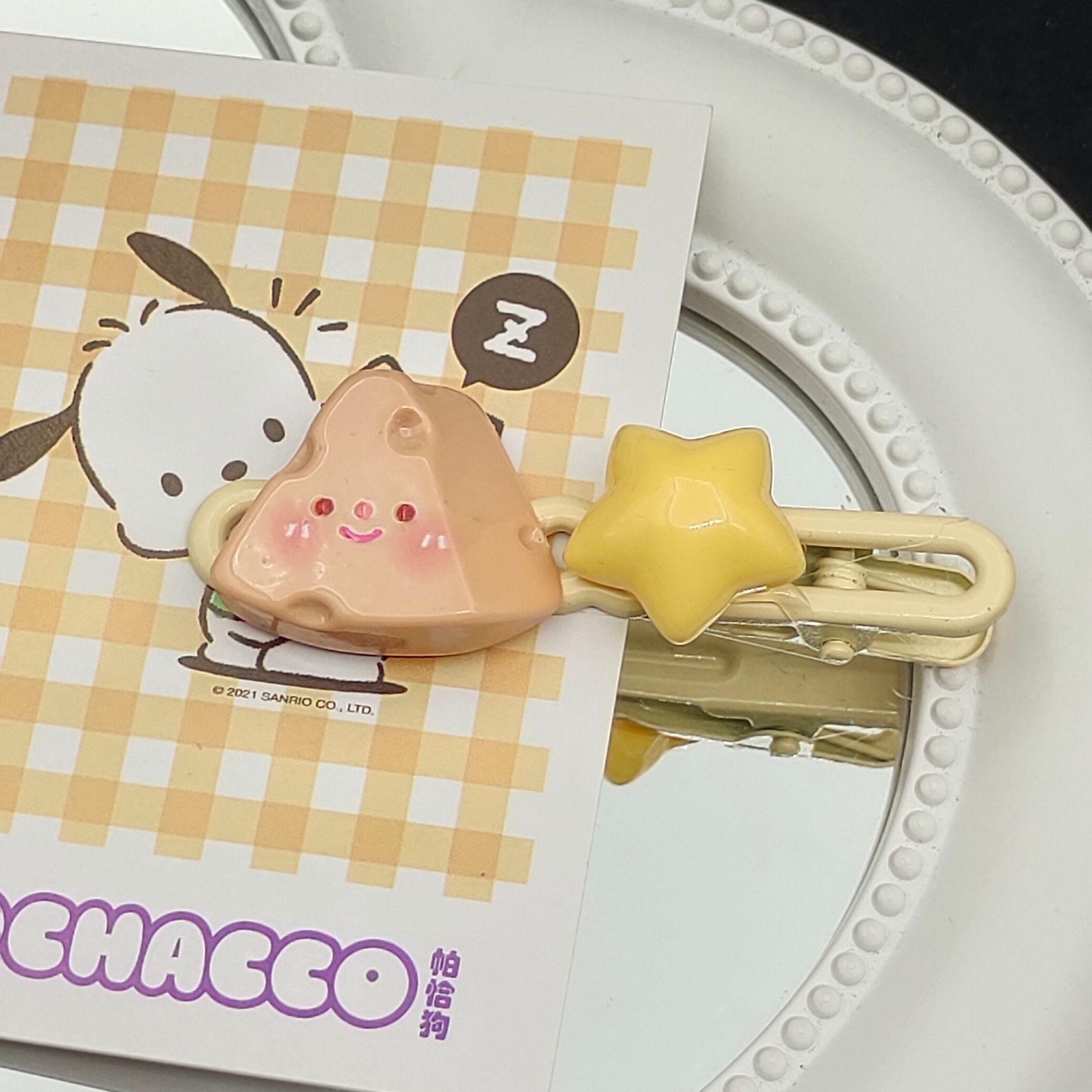 

Adorable Mini Star Blush Cheese Hair Clip for Girls