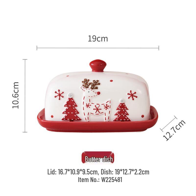 AQ Nordic Santa Claus Ceramic Plate
