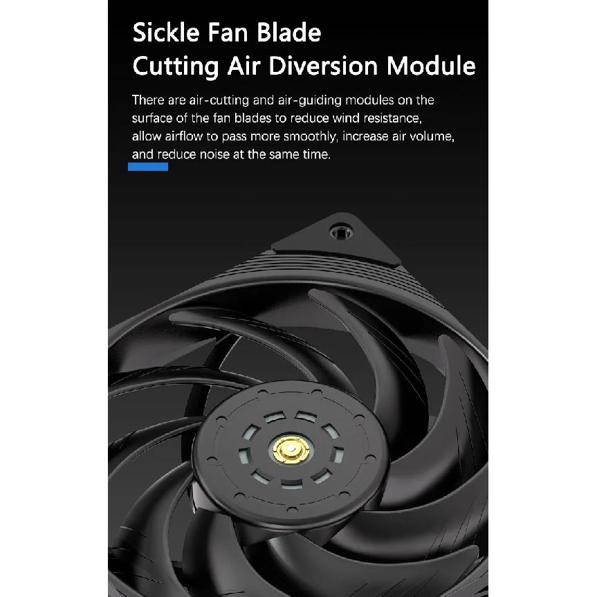 Teucer T30 CO PST 14CM PC Case Fan Double Ball Bearing 400-2000rpm 12V/4Pin PWM MAX96.19CFM Gamer Computer Chassis Cooling Fan