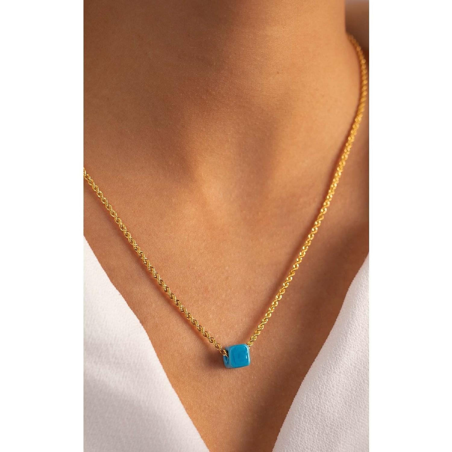 

Gold Rope Twist Chain 45 cm жовтий