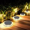Hot Sale Solar Fence Lights Outdoor IP68 Pathway Yard Driveway Garden Step Lamp Solar Post Lights ABS LED Solar Deck Lights