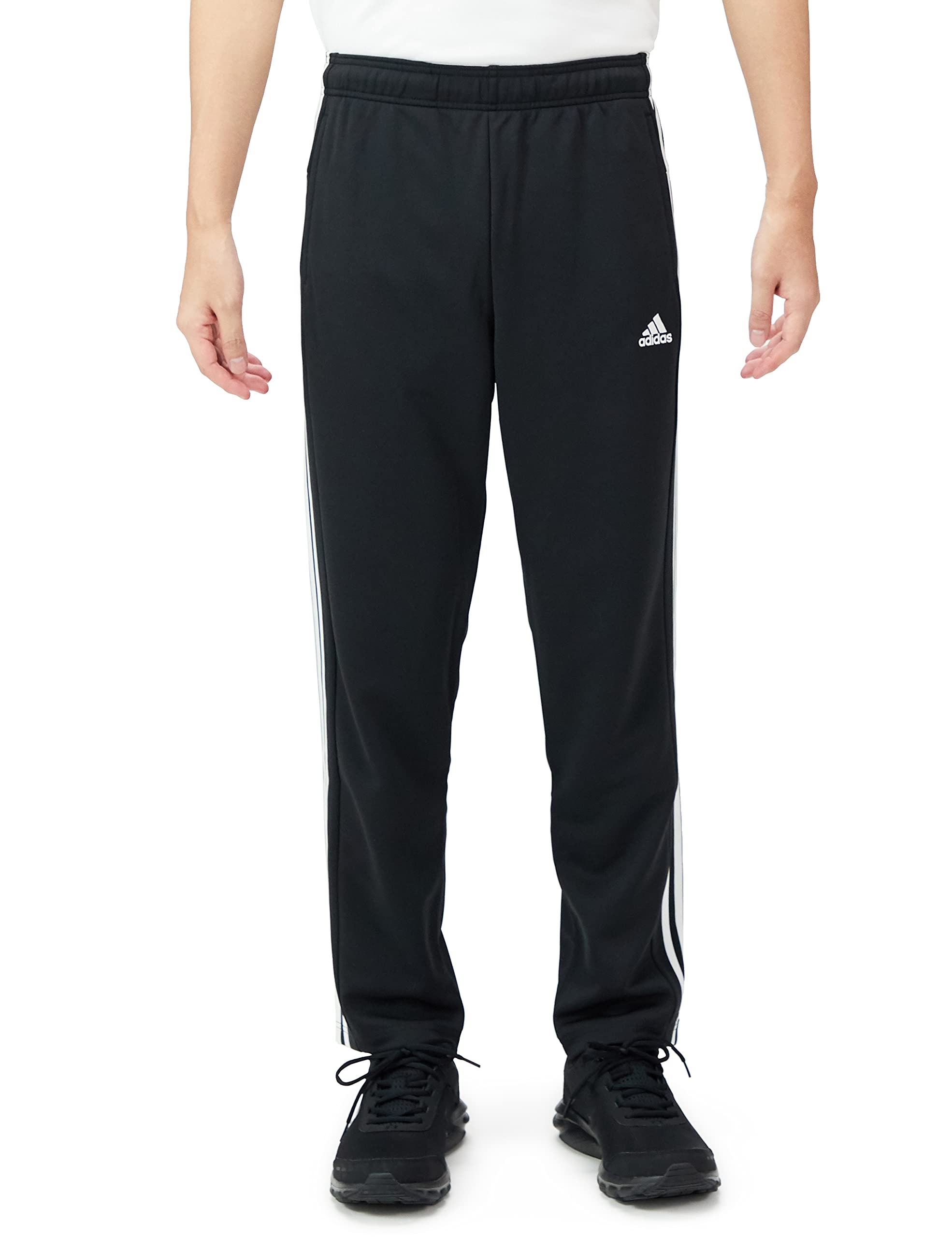 

Jersey Bottom 3 Stripes Pants CM180 [Adidas] Warm-up Men s Black/White (HM2715) J/2XL