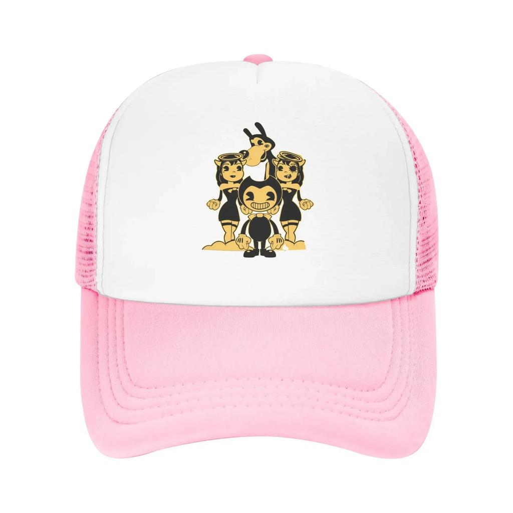 Games Famlily Bendys Pool Party Mesh Baseball Caps Women  High-end Female Beach Dad Hat Peaked Cap