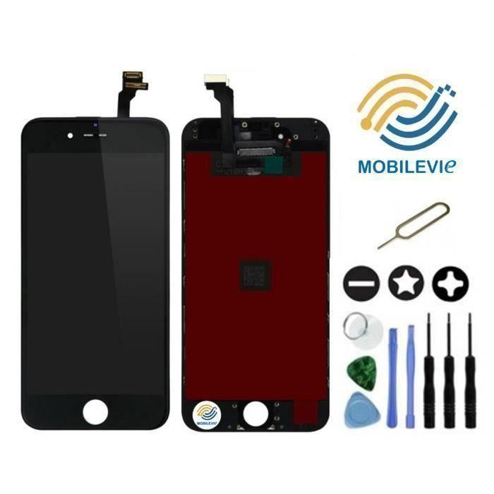 Vollbild iPhone 6 - Blustore - Schwarz - Touchscreen + LCD auf Rahmen + Werkzeuge - 100% getestet