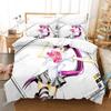 Little Busters! Bedding Set Boys Girls Twin Queen Size Duvet Cover Pillowcase Bed Boys Adult Fashion Home Textileextile