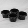 4Pcs ABS Plastic Cup Holder Black Cup Holder Stand Chair Accessories  Boat Table