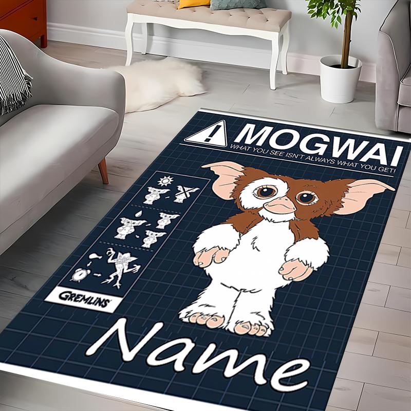 Custom personalization Gremlins Area Rug - Perfect For Kitchen, Bathroom,Laundry Room Decor Large Size Available,Gift All Seasons