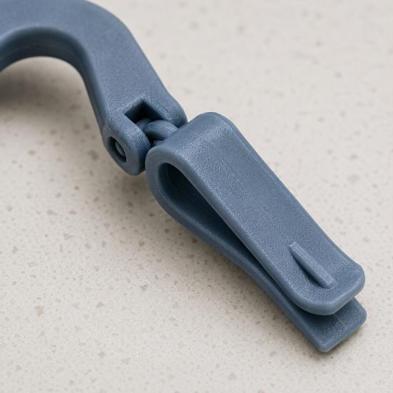 2PCS Garbage Bag Clamp, Durable Plastic Non-Slip Trash Bag Clips, Fastener Adjustable Fit with Handle Clip for Home Use