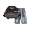 Kids Casual Long-Sleeve Set, Comfortable Daily Wear Outfits