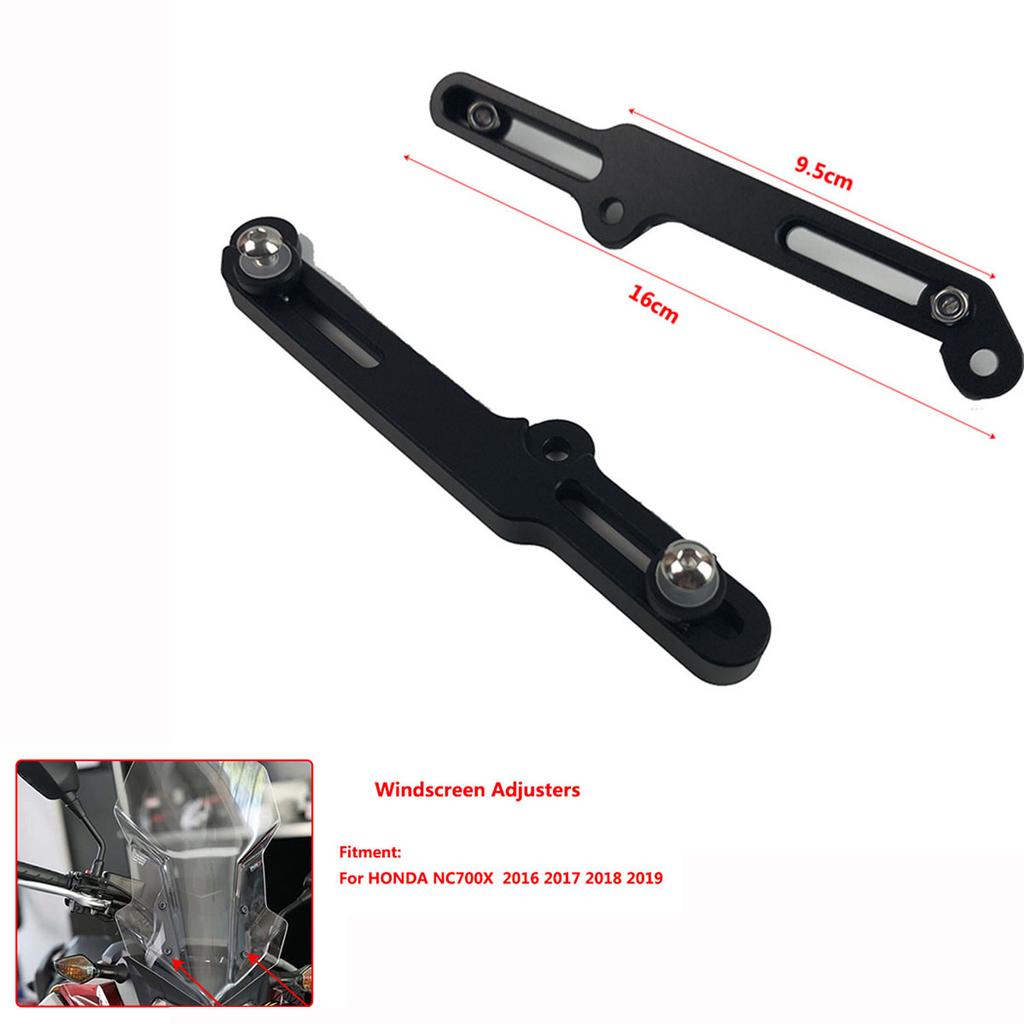 Motorcycle Windscreen Adjusters Airflow For HONDA NC 750X NC750 X XD/XA 2016-19