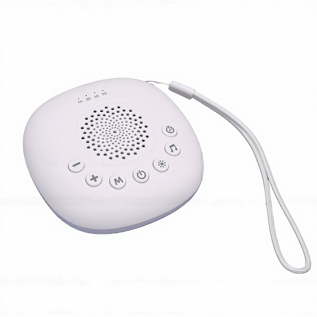 White Noise Machine for Adults Infants Sleeping Relaxation with Color Night Light 20 Sounds 3 Timer for Home Travel