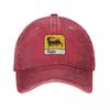 AGIP Oil Company Vintage Italy Baseball Cap Luxury Man Cap Sunscreen Fun Hats Golf Cap Womens Mens