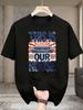 1 Piece Of Unisexs Tshirt This Is Our Home A Comfortable And Versatile Outdoor Casual Shortsleeved Shirt
