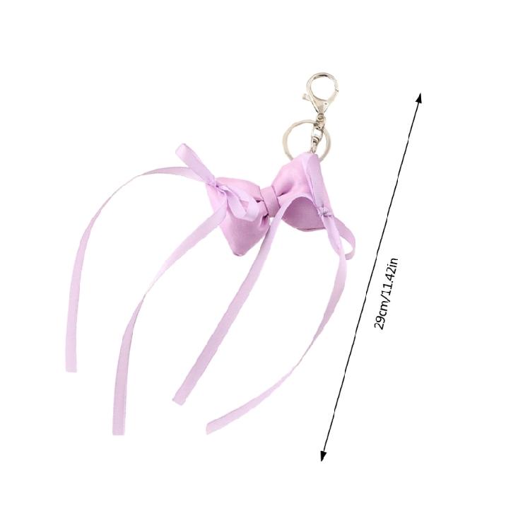 Delicate Ribbon Bows Bag Decoration for Women Fashion Bag Accesories Stylish Keychain Enhancing Your Bag's Style