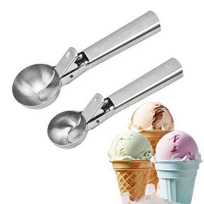 Stainless Steel Ice Cream Scoop Multifunctional Dual-Purpose Fruit Scoops Ice Cream Scoop Cookie Dough Spoon Potato Digging Ball