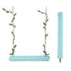 With Cotton Rope Parrot Swing Toy Wood Bird Cage Stand Stick Parrot Claw Grinding Stick  Finches