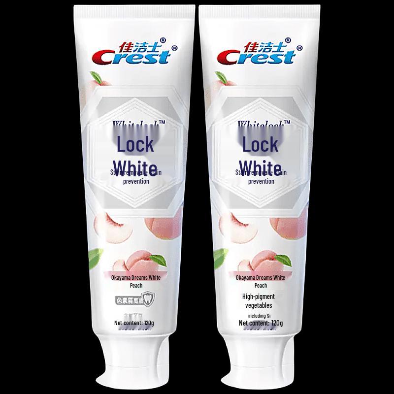 Crest Dual Color Lock White Toothpaste