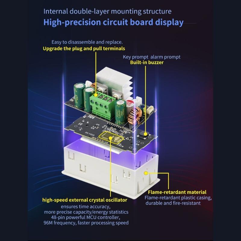 Regulated Power Supply Converter 0~40V 60W Step Down Stabilized Voltages Current Regulator Step Down Module Enduring