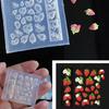 Silicone Nail Art Mold Accessory Molds Food Theme 3D Nail Decorative Mold Silicone Texture Great for Various Nail Types