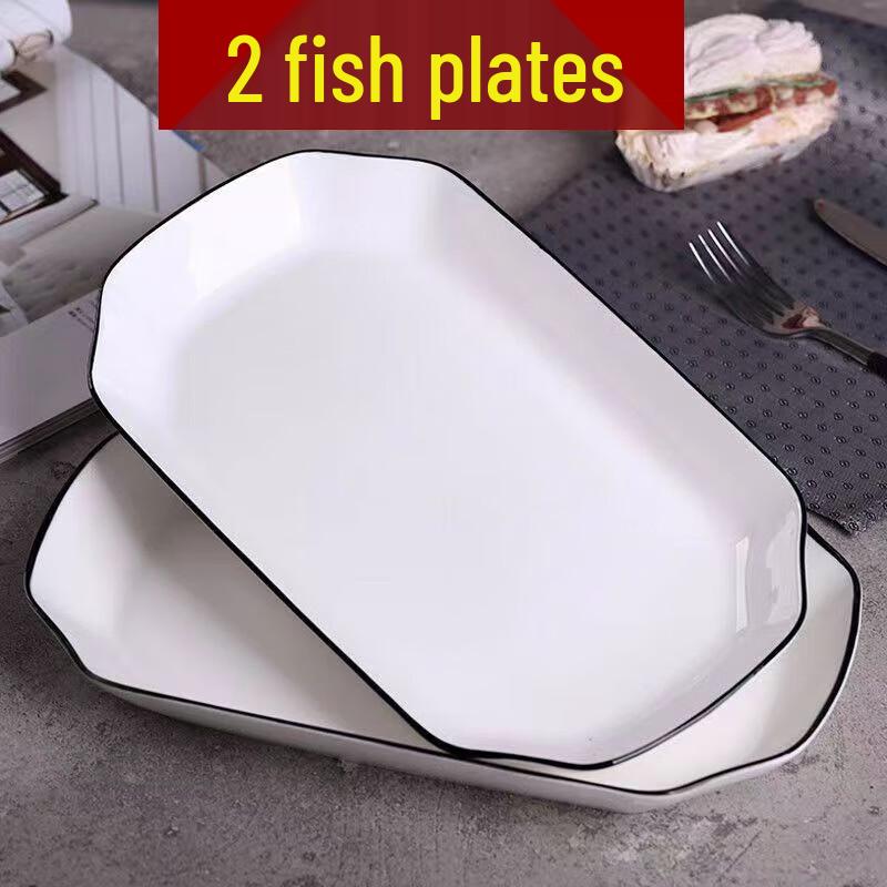 Underglaze Ceramic Fish Plate