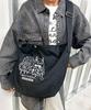 WEGO Unisex Assorted Large Shoulder Simple Design for Everyday Pattern 6 Bag, Use, School, Outings, Casual, Gift, Spring, Summer, Autumn, Winter,