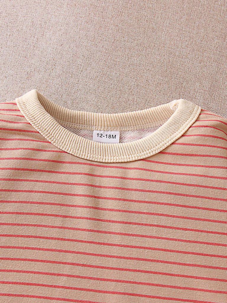 2025 Kids' Striped Long Sleeve Top: Boys' T-Shirt & Girls' Sweater