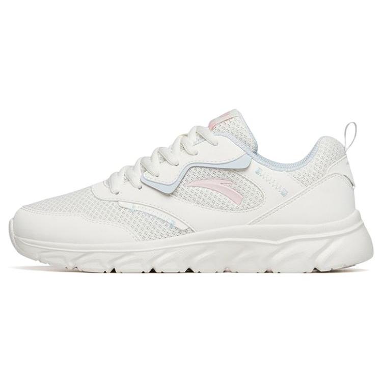 

Anta Mesh Cushioning Slip Resistant Abrasion Resistant Low top Running Shoes Women s White Blue 922225530-10 35.5