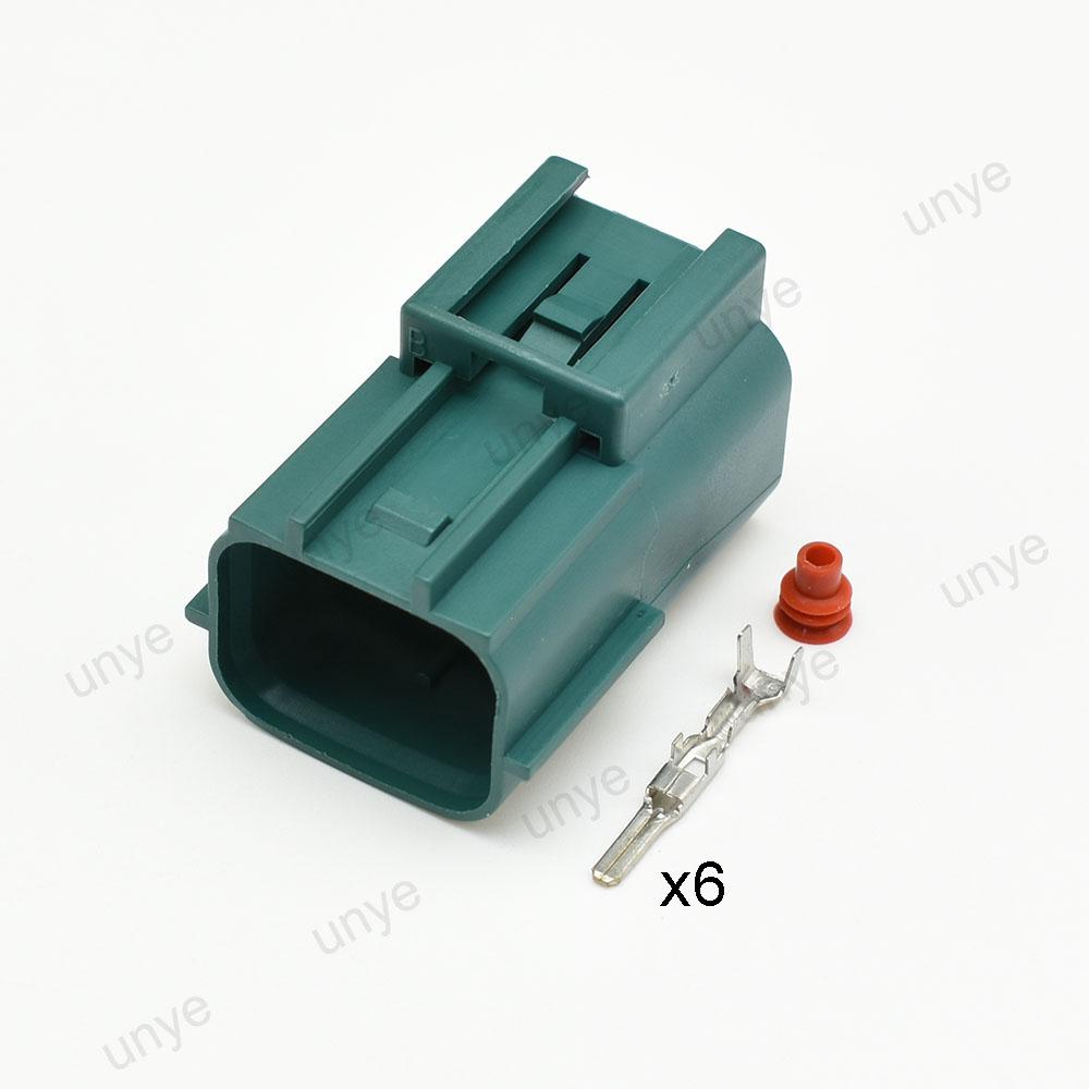 1-20 Set 6 Hole Car Wiring Harness Connector Electronic Throttle Valve Socket For TEANA X-TRAIL 6181-0511 6189-0766 1Set