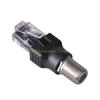 B03C F Female to RJ45 Male Coaxial Barrels Coupler Adapter RJ45 to RF Connectors Converters