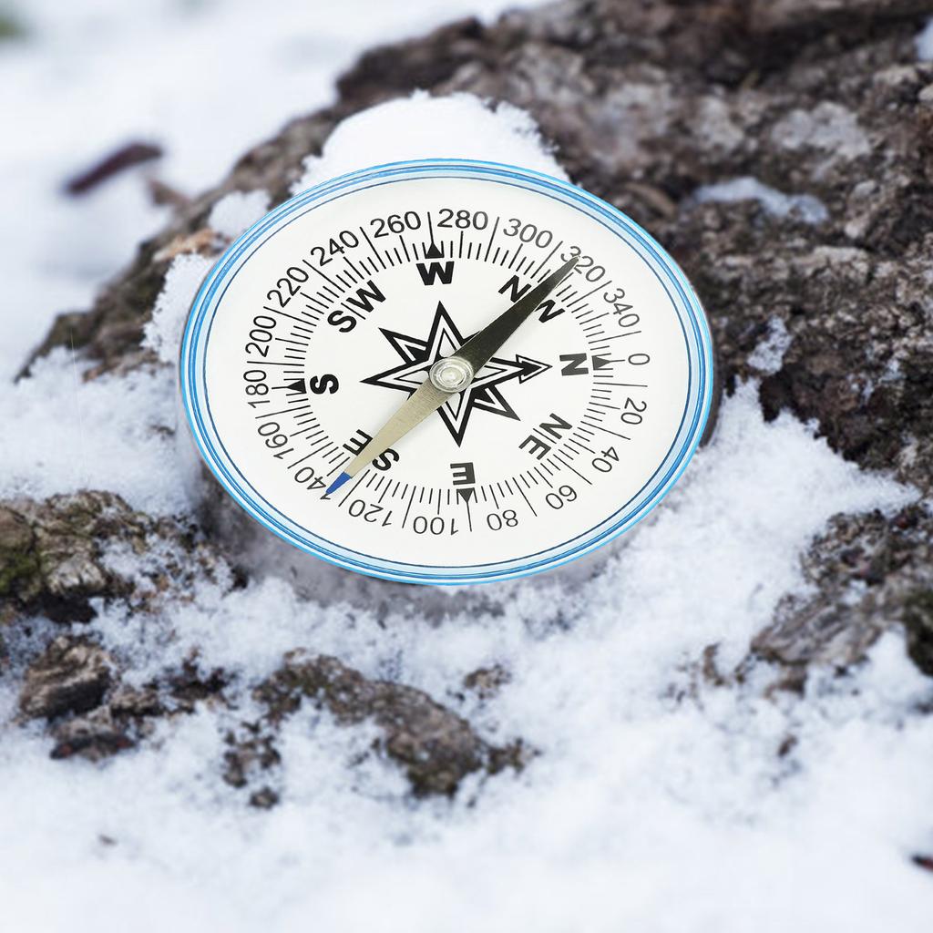 100mm Large Pocket Compasses Round Orienteering Compasses for Camping Hiking Navigation Compasses Outdoor Equipment