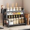 Multi-layer Kitchen Storage Rack & Utensil Holder