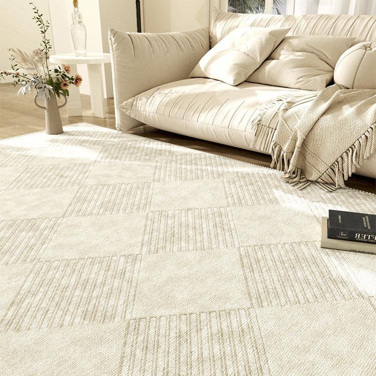 Nordic Style Simple Art Carpet Living Room Sofa Bedroom Bedside Study Kitchen Entrance Door Rug Non-slip Light Luxury Decor Mat