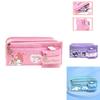 Sanrio Melody Kuromi Canvas Pencil Case Coin Purse For Students