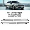 2pcs Car Chrome Car Side Fender Decoration Sticker Fender Trim Accessories For VW Magotan Passat B8 With Rline Car