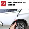 5M Car Door Protector Anti Collision Strip U Type Universal High Quality Rubber Car Door Edge Protection Car Accessories