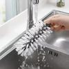 Kitchen Rotating Water Cup Insulated Cup Brush Detachable Portable Cups Brush Suction Cups Wall Mounted Glass Cleaning Brushs