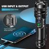 Rechargeable Flashlight Super Bright Portable Torch Lamp Ultra Long Range High Power Outdoor Emergency Camping Hiking Lantern Light