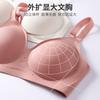 Korean Version of External Expansion Chest Underwear Bra Seamless Sexy Bra Small Breasts Show Big Waist Thin Gathering Bra Bra