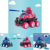 Inertia Impact Transforming Tank Model For Kids With Collision Deformation And Shooting Action