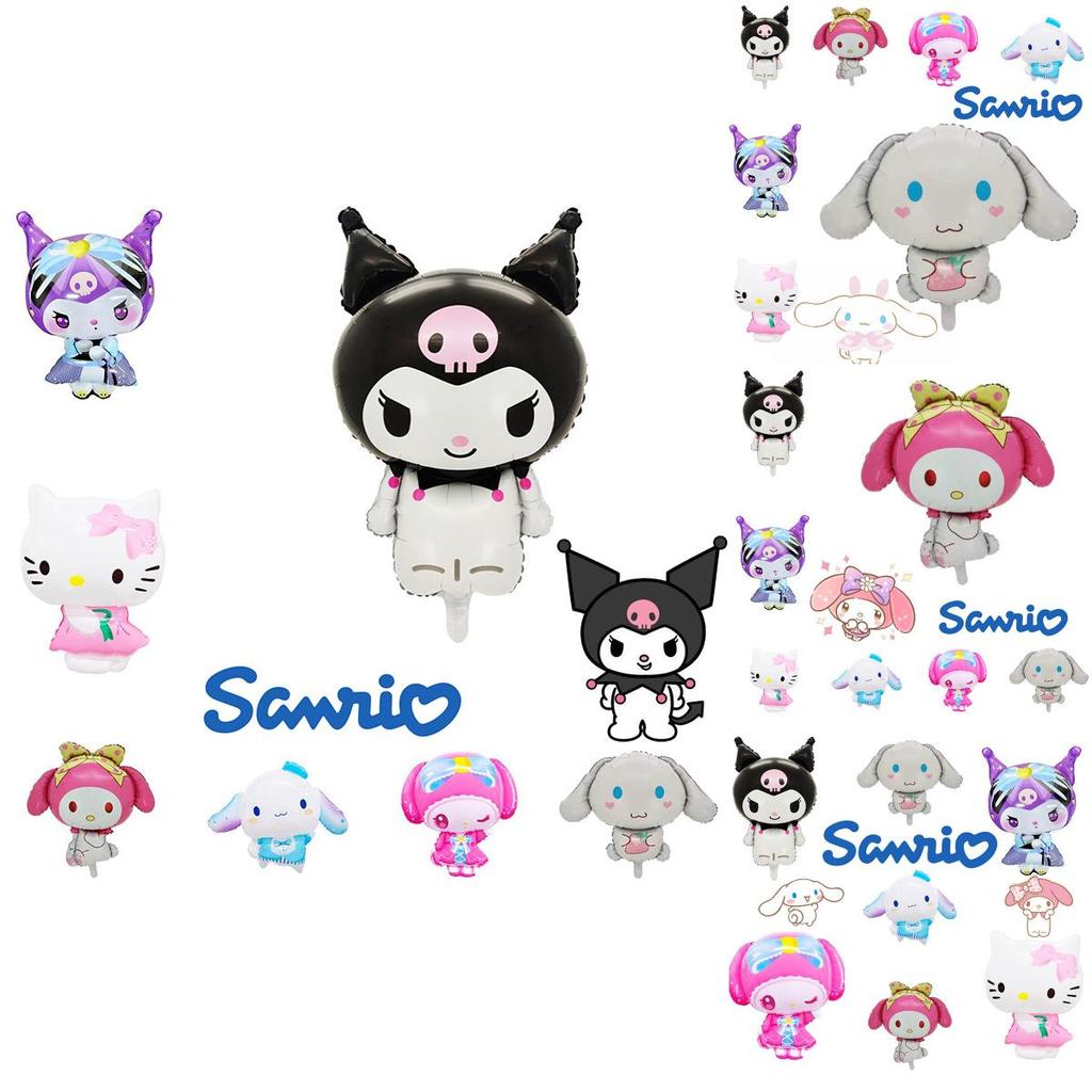 Colorful Sanrio Character Aluminum Foil Balloons For Kids' Birthday Party Decorations Unique And Magical!