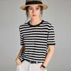 Women's Tencel Silk Blend Classic Striped T-Shirt