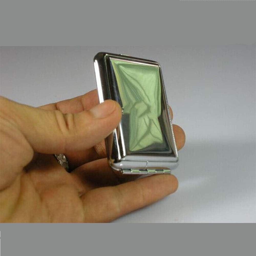 Portable Stainless Steel Matchboxes With Friction Plate,Mini One Button Waterproof Match Storage Case,Reusable Camping Outdoor Fire Starter