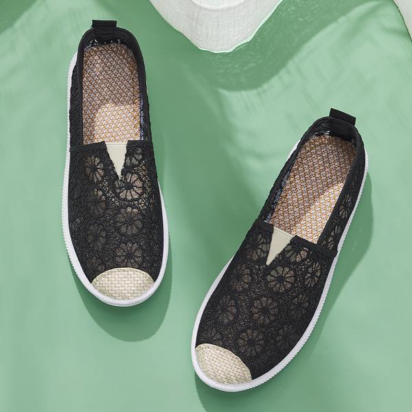 

Обувь Эспадрильи для женщин с круглым носком, теннисные женские повседневные кроссовки Modis Slip-on, летние дышащие, новые 2025 Slip On Leisure Fabr 35