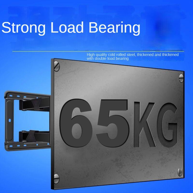 BEISHI TV Bracket  LED LCD TV Screen Wall Mount Bracket Stretch Adjustable Rotating Tilt TV Bracket Load Up To 65kg VESA 600*400